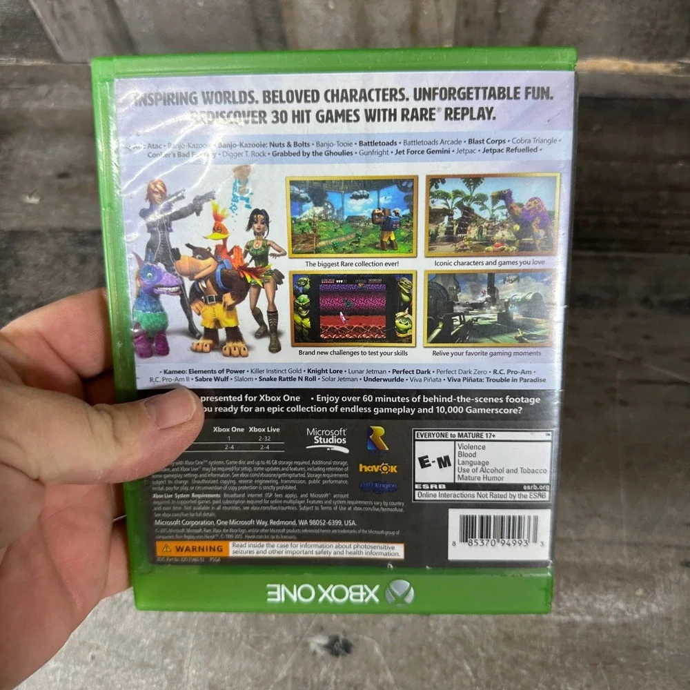 Microsoft Studios Rare Replay Compilation Action & Adventure Xbox One E10+ 2015